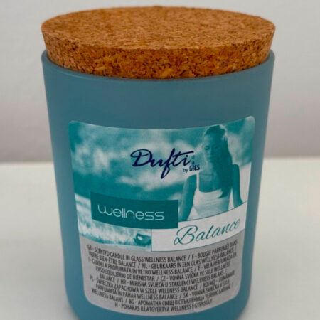 Candle - Dufti Wellness Balance  (Cork Top, Vanilla)
